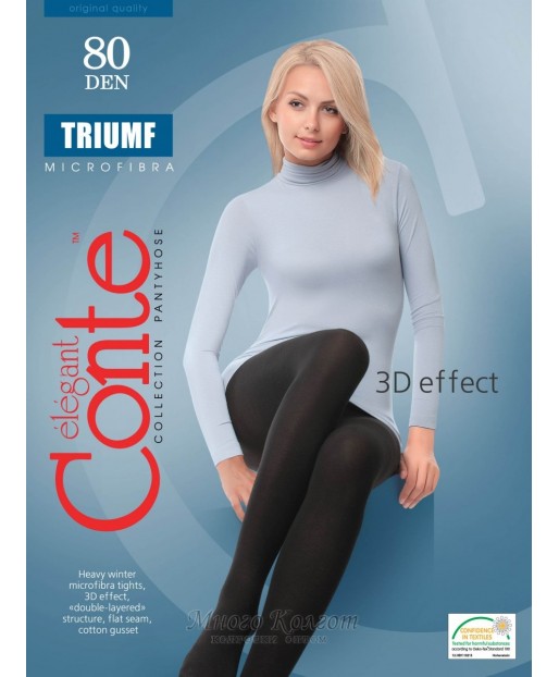 Колготки с микрофиброй Conte Triumf 80 den